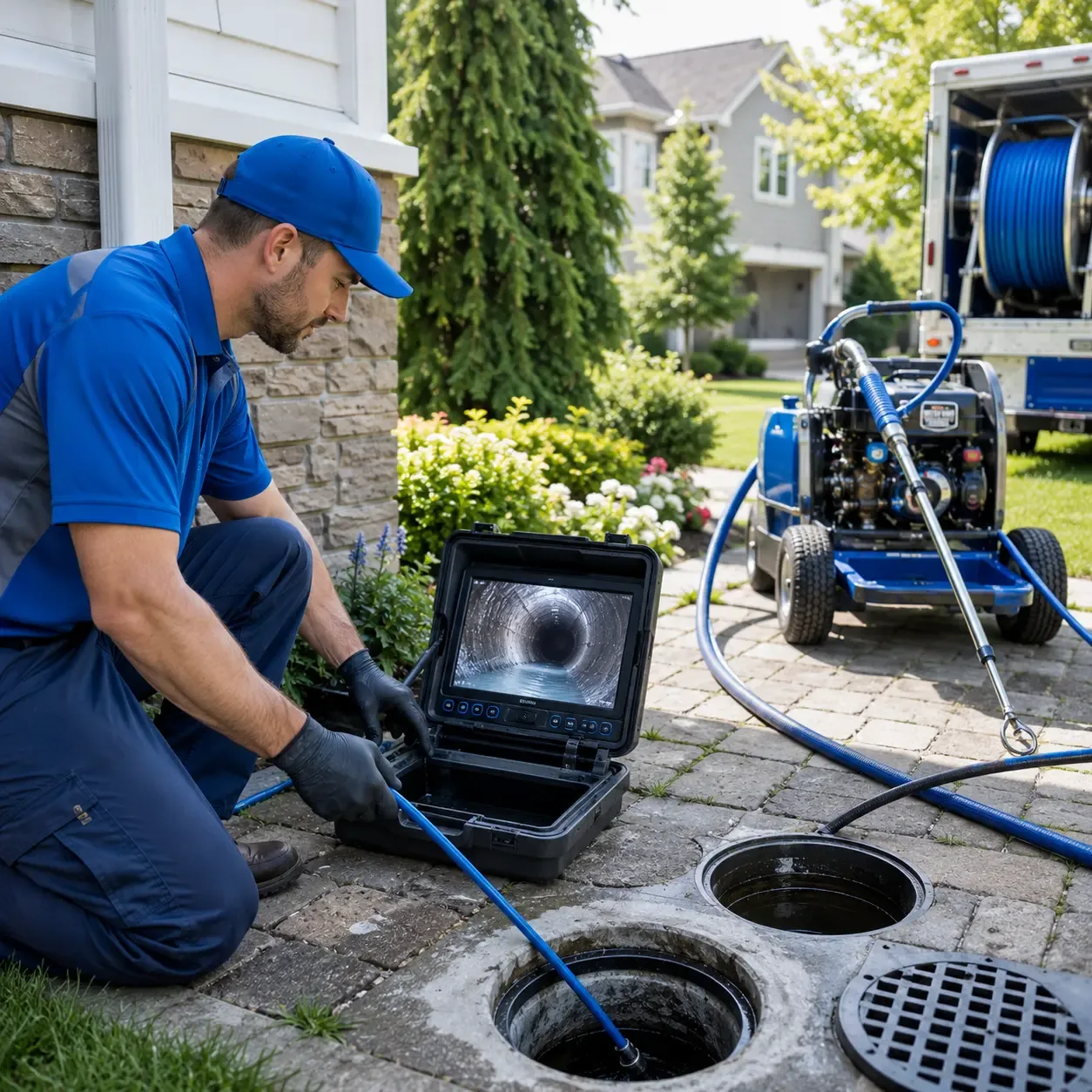 Outdoor drain cleaning professionals serving Hartleton, PA